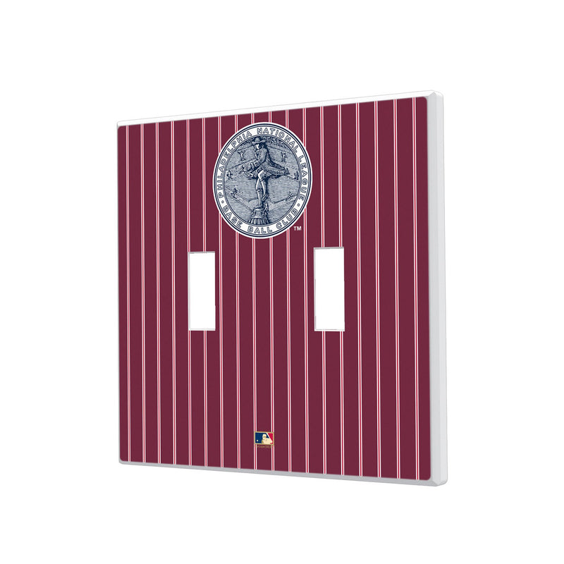 Philadelphia Phillies 1915-1943 - Cooperstown Collection Pinstripe Hidden-Screw Light Switch Plate