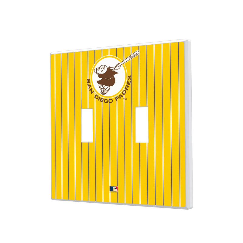 San Diego Padres 1969-1984 - Cooperstown Collection Pinstripe Hidden-Screw Light Switch Plate