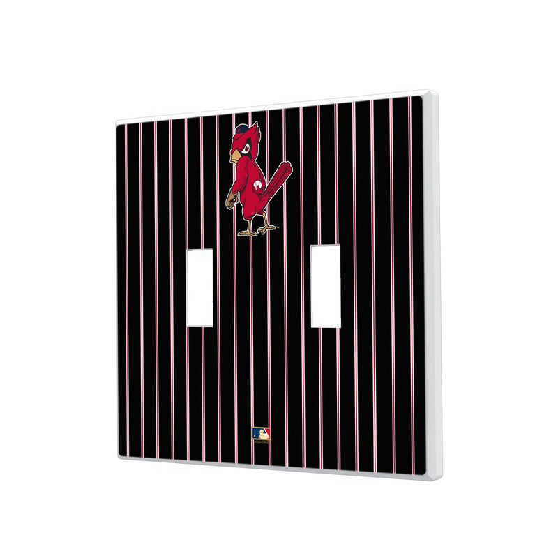 St Louis Cardinals 1950s - Cooperstown Collection Pinstripe Hidden-Screw Light Switch Plate