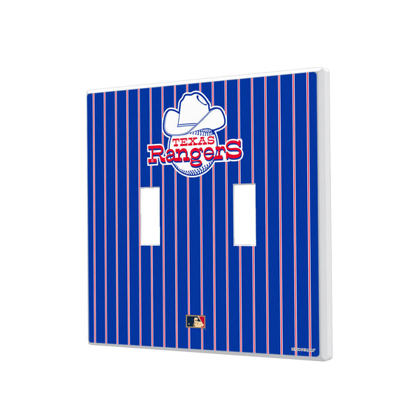 Texas Rangers 1972-1980 - Cooperstown Collection Pinstripe Hidden-Screw Light Switch Plate