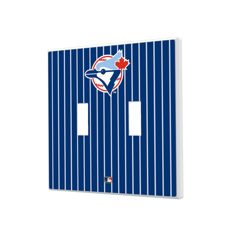 Toronto Blue Jays 1977-1988 - Cooperstown Collection Pinstripe Hidden-Screw Light Switch Plate