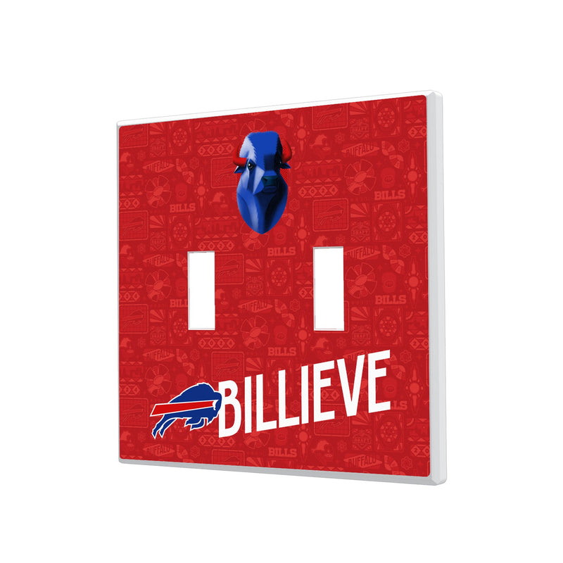 Buffalo Bills 2024 Illustrated Limited Edition Hidden-Screw Light Switch Plate