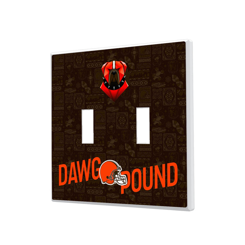 Cleveland Browns 2024 Illustrated Limited Edition Hidden-Screw Light Switch Plate