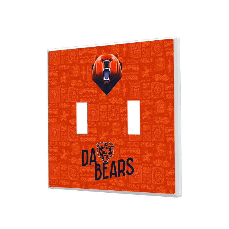 Chicago Bears 2024 Illustrated Limited Edition Hidden-Screw Light Switch Plate