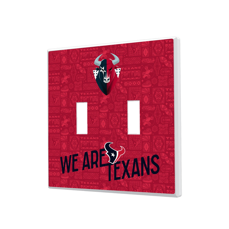 Houston Texans 2024 Illustrated Limited Edition Hidden-Screw Light Switch Plate