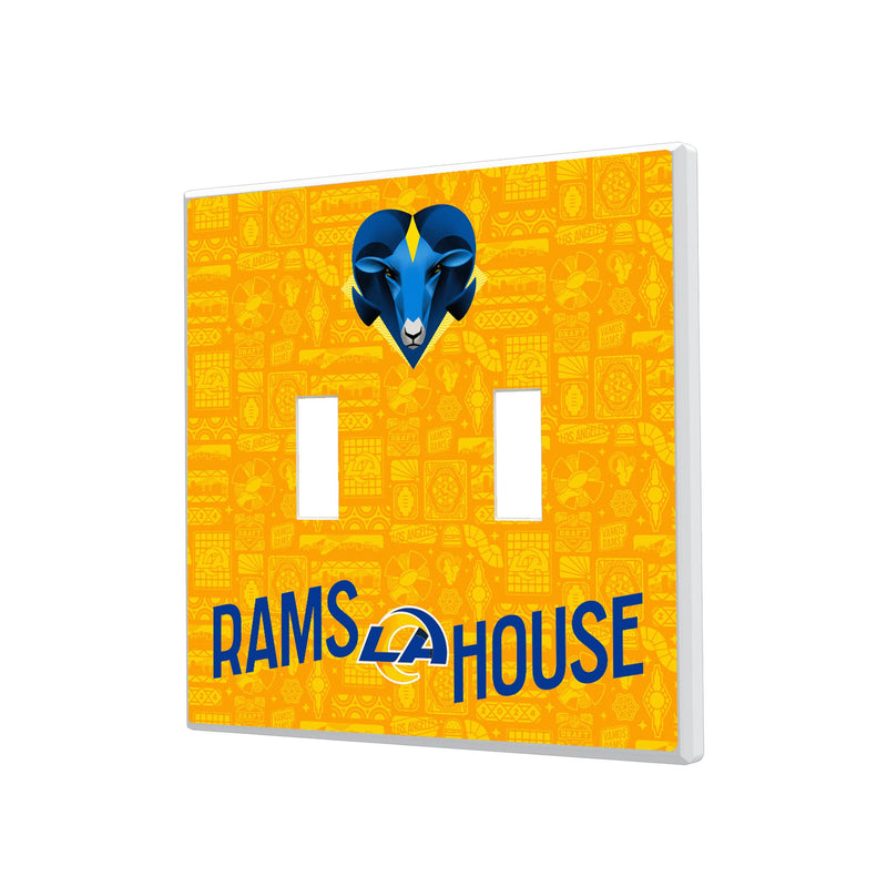 Los Angeles Rams 2024 Illustrated Limited Edition Hidden-Screw Light Switch Plate