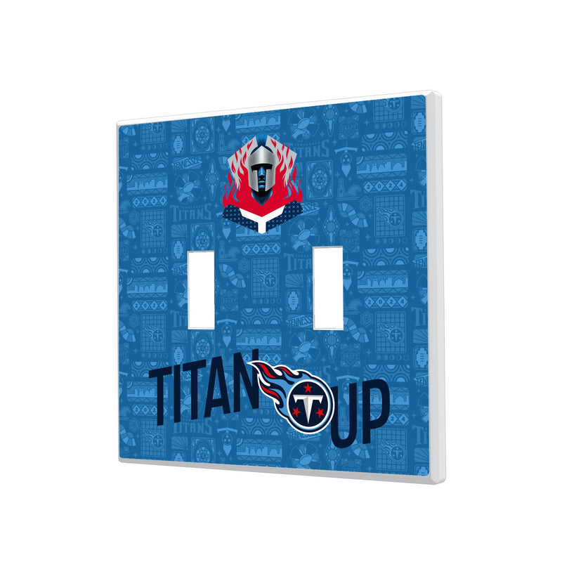 Tennessee Titans 2024 Illustrated Limited Edition Hidden-Screw Light Switch Plate