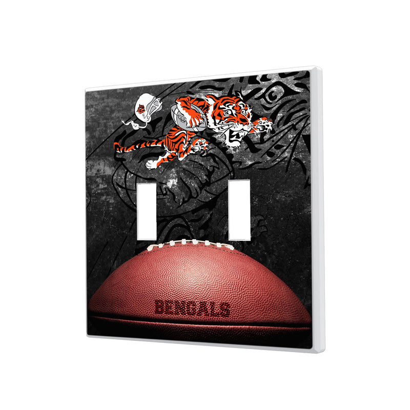 Cincinnati Bengals Historic Collection Legendary Hidden-Screw Light Switch Plate