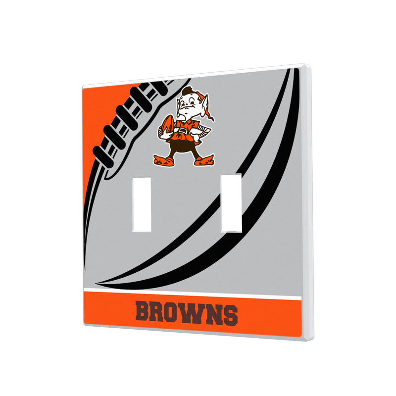 Cleveland Browns Historic Collection Passtime Hidden-Screw Light Switch Plate