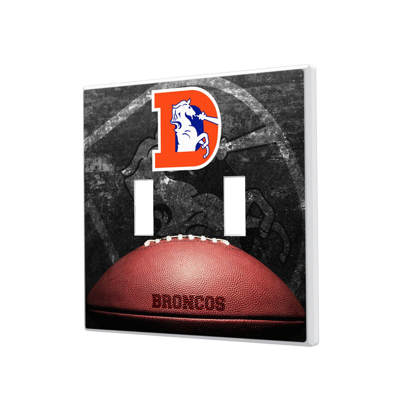 Denver Broncos 1993-1996 Historic Collection Legendary Hidden-Screw Light Switch Plate