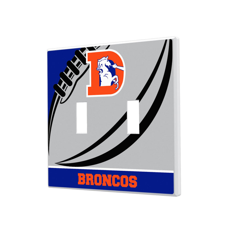 Denver Broncos 1993-1996 Historic Collection Passtime Hidden-Screw Light Switch Plate