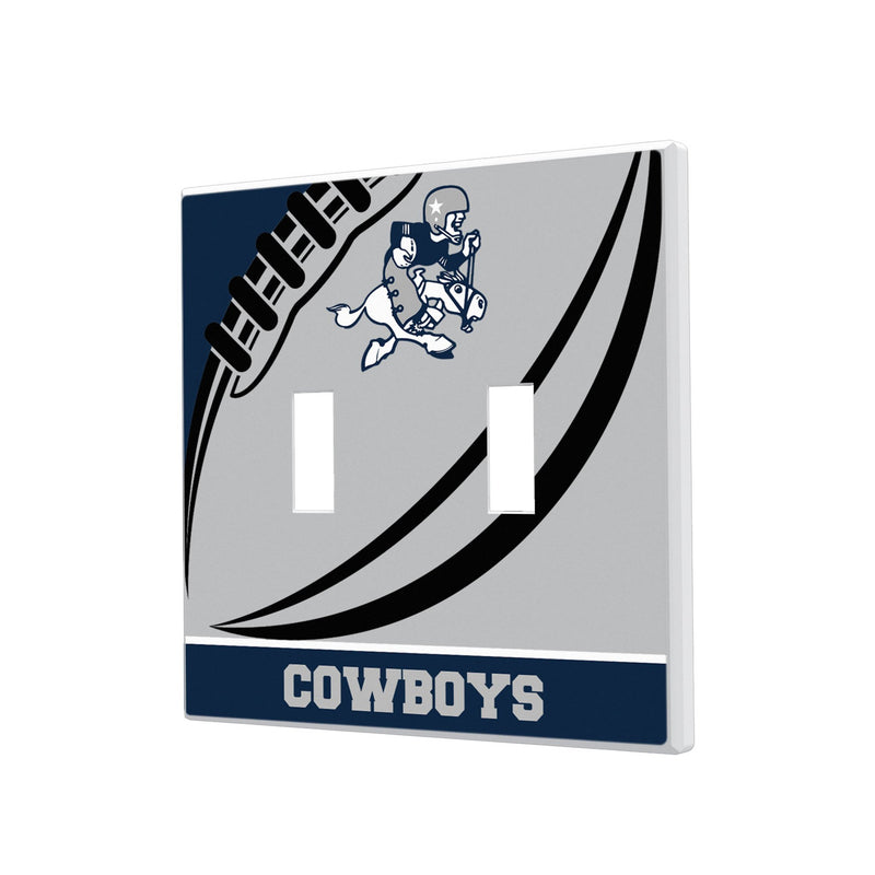 Dallas Cowboys 1966-1969 Historic Collection Passtime Hidden-Screw Light Switch Plate