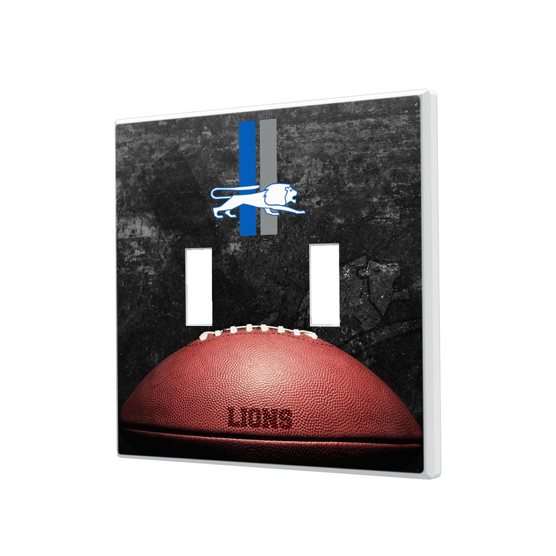 Detroit Lions Retro Legendary Hidden-Screw Light Switch Plate