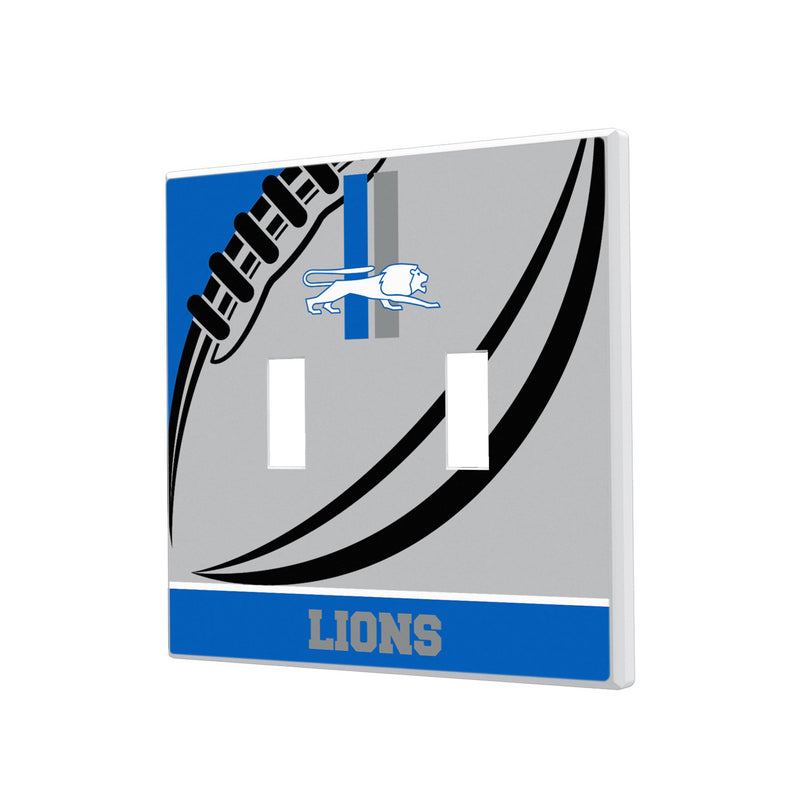 Detroit Lions Retro Passtime Hidden-Screw Light Switch Plate