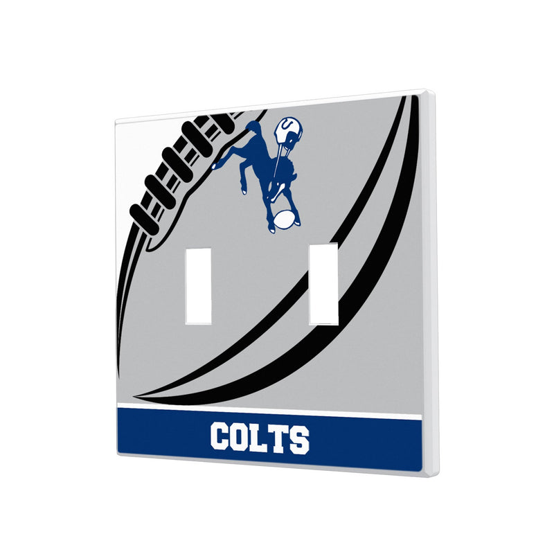 Baltimore Colts 1946 Historic Collection Passtime Hidden-Screw Light Switch Plate