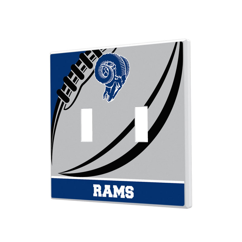 Los Angeles Rams Historic Collection Passtime Hidden-Screw Light Switch Plate