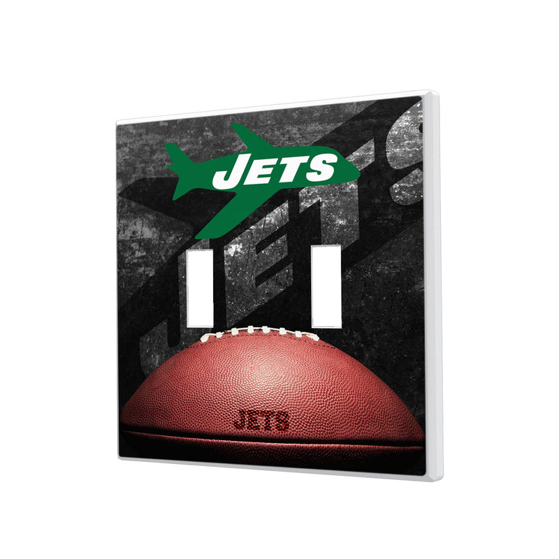 New York Jets 1963 Historic Collection Legendary Hidden-Screw Light Switch Plate