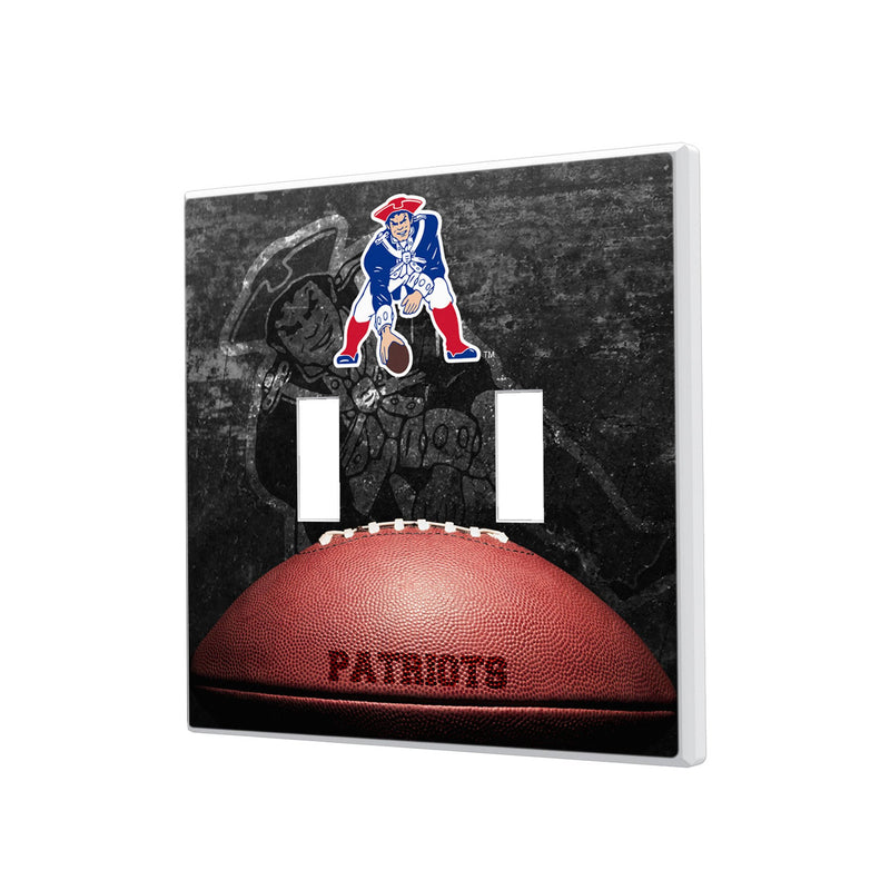 New England Patriots Historic Collection Legendary Hidden-Screw Light Switch Plate