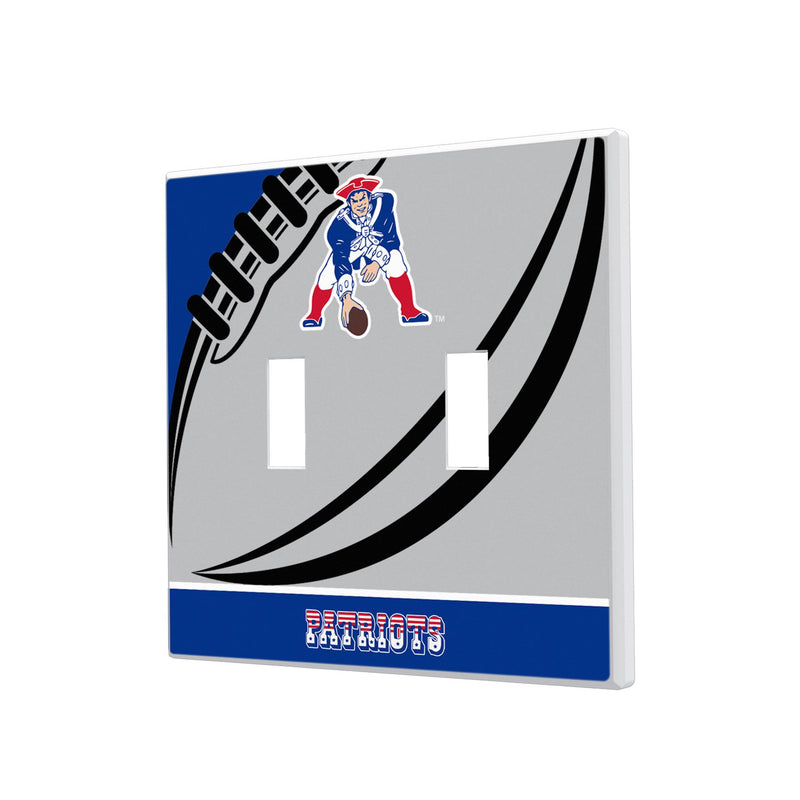 New England Patriots Historic Collection Passtime Hidden-Screw Light Switch Plate