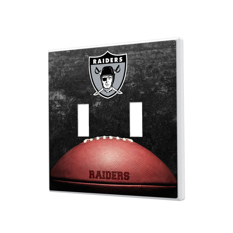 Oakland Raiders 1963 Historic Collection Legendary Hidden-Screw Light Switch Plate