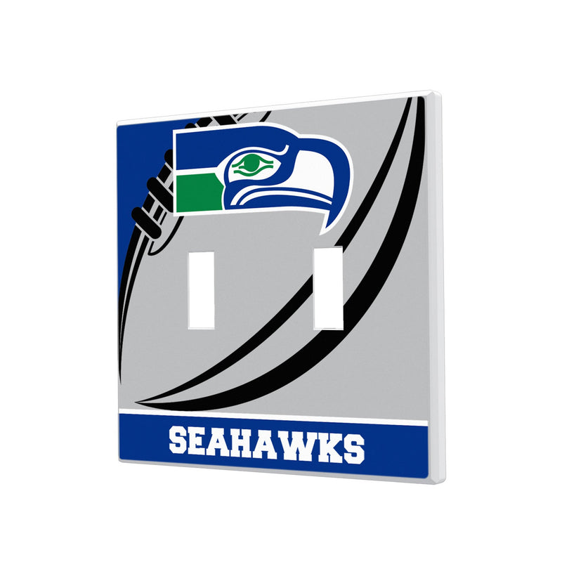 Seattle Seahawks Historic Collection Passtime Hidden-Screw Light Switch Plate