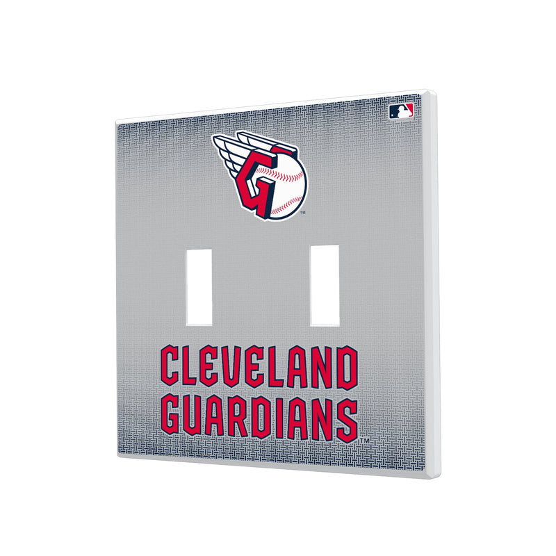 Cleveland Guardians Linen Hidden-Screw Light Switch Plate