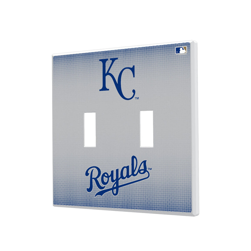 Kansas City Royals Linen Hidden-Screw Light Switch Plate