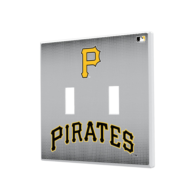 Pittsburgh Pirates Linen Hidden-Screw Light Switch Plate