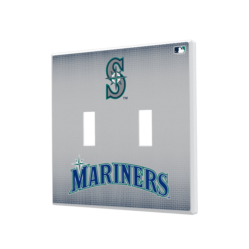 Seattle Mariners Linen Hidden-Screw Light Switch Plate