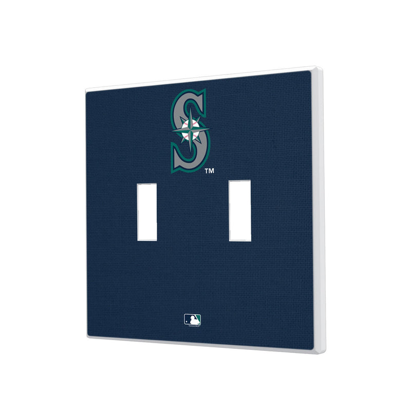 Seattle Mariners Solid Hidden-Screw Light Switch Plate