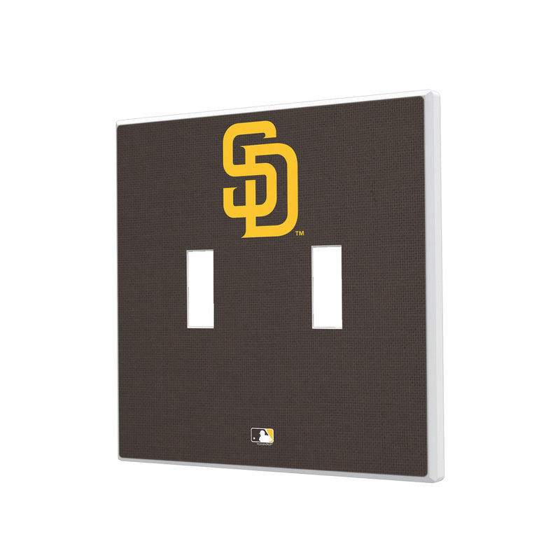 San Diego Padres Solid Hidden-Screw Light Switch Plate