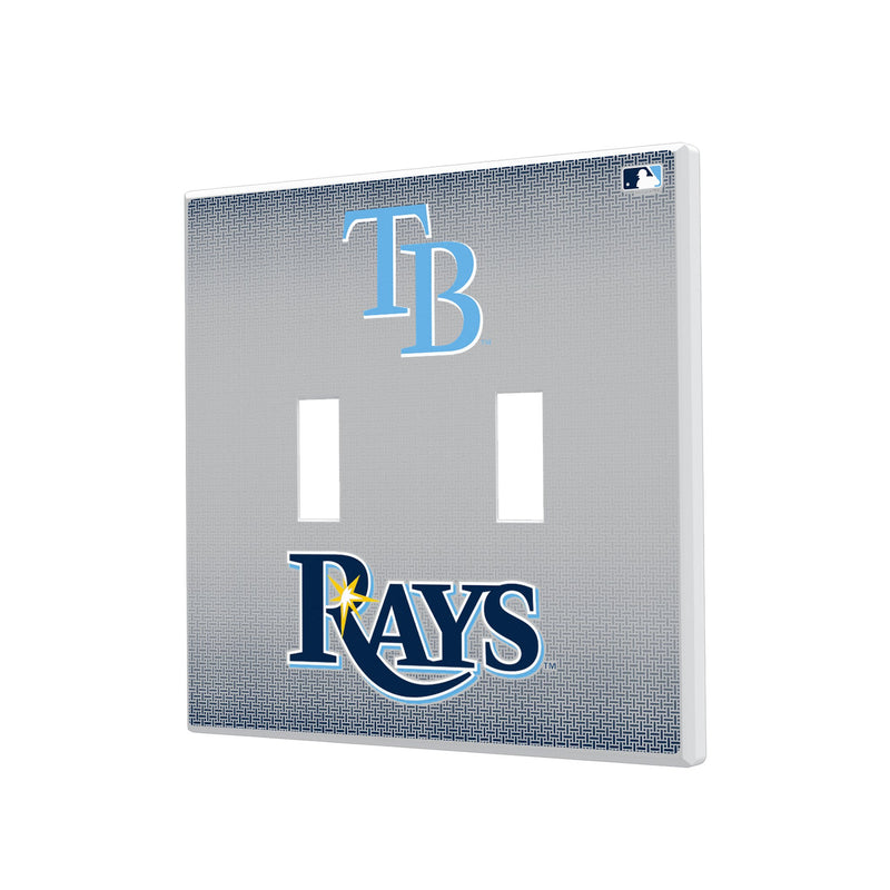 Tampa Bay Rays Linen Hidden-Screw Light Switch Plate