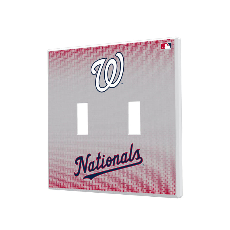 Washington Nationals Linen Hidden-Screw Light Switch Plate