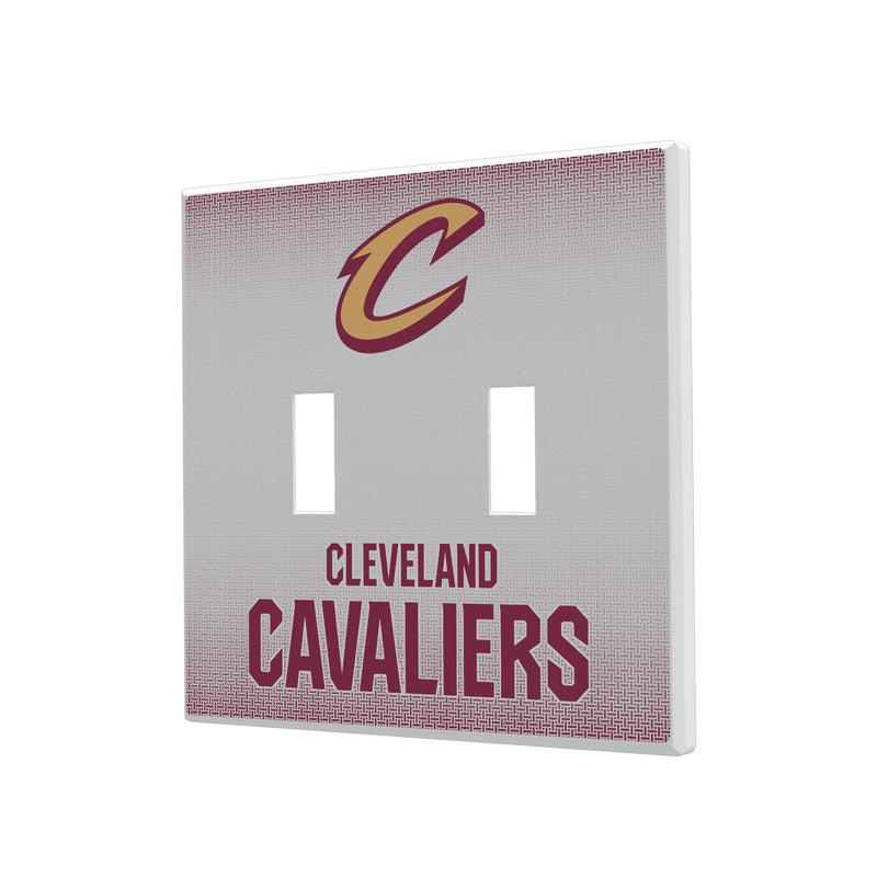 Cleveland Cavaliers Linen Hidden-Screw Light Switch Plate