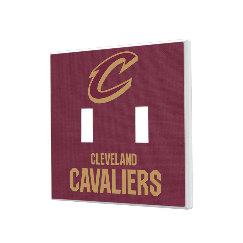 Cleveland Cavaliers Solid Hidden-Screw Light Switch Plate