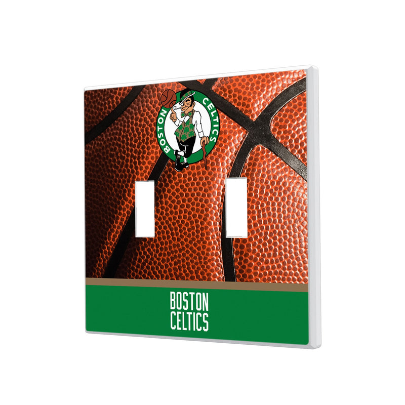 Boston Celtics Basketball Hidden-Screw Light Switch Plate