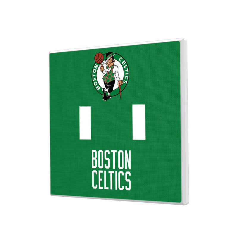 Boston Celtics Solid Hidden-Screw Light Switch Plate