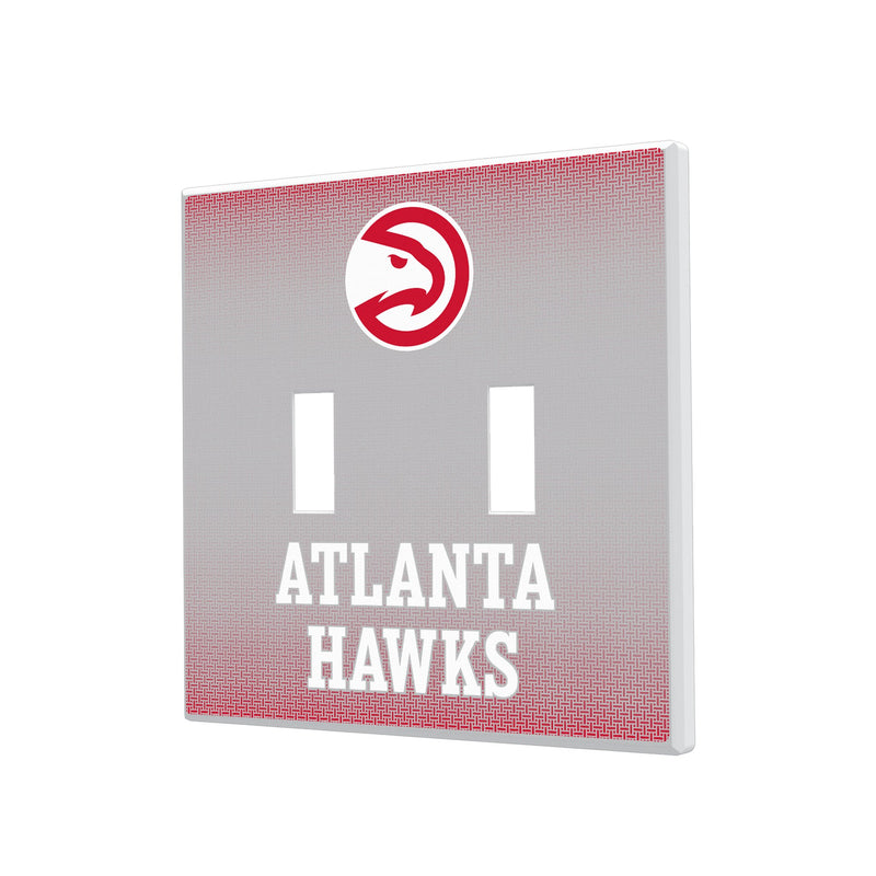 Atlanta Hawks Linen Hidden-Screw Light Switch Plate