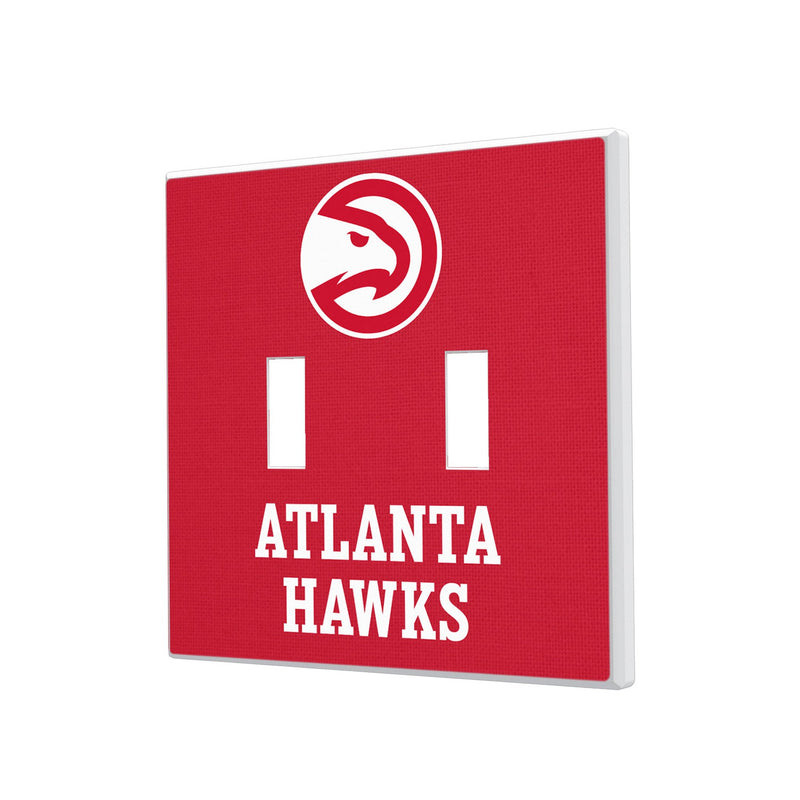 Atlanta Hawks Solid Hidden-Screw Light Switch Plate