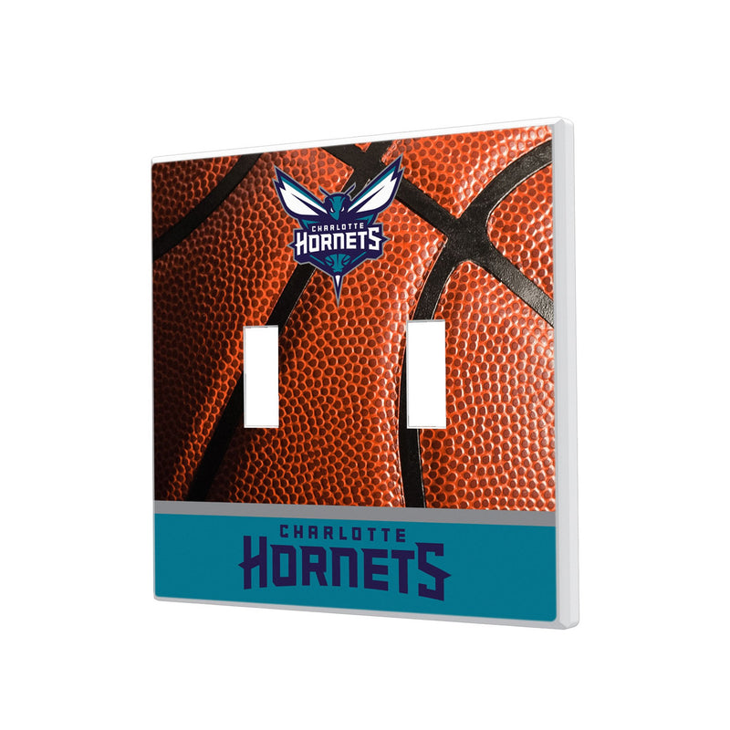 Charlotte Hornets Basketball Hidden-Screw Light Switch Plate