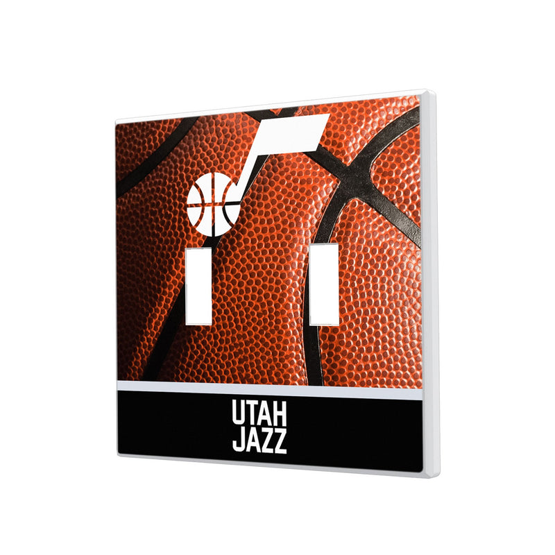 Utah Jazz Basketball Hidden-Screw Light Switch Plate