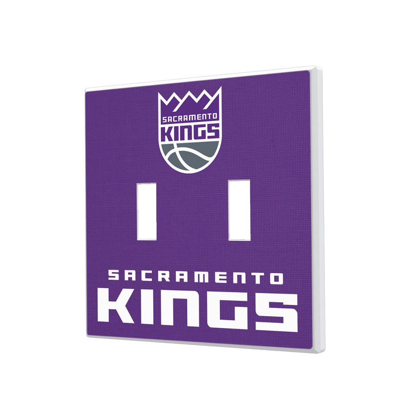 Sacramento Kings Solid Hidden-Screw Light Switch Plate