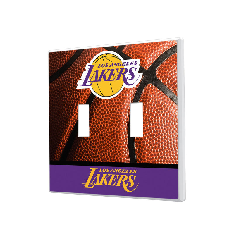 Los Angeles Lakers Basketball Hidden-Screw Light Switch Plate