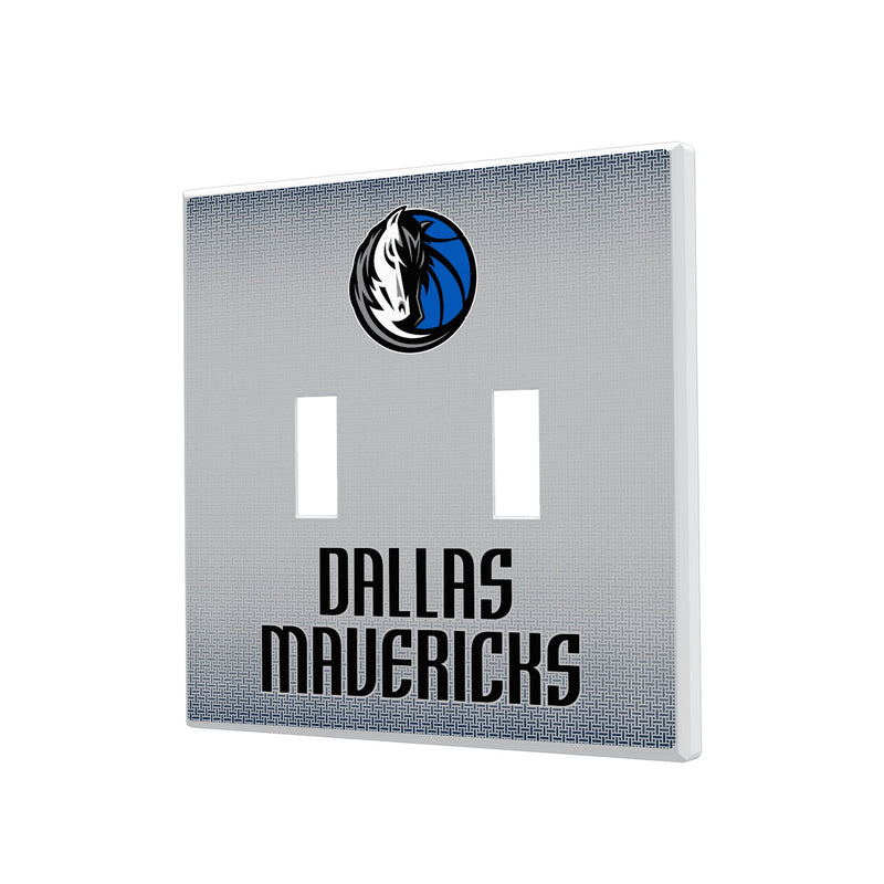 Dallas Mavericks Linen Hidden-Screw Light Switch Plate