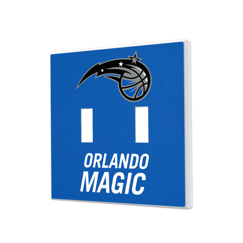 Orlando Magic Solid Hidden-Screw Light Switch Plate