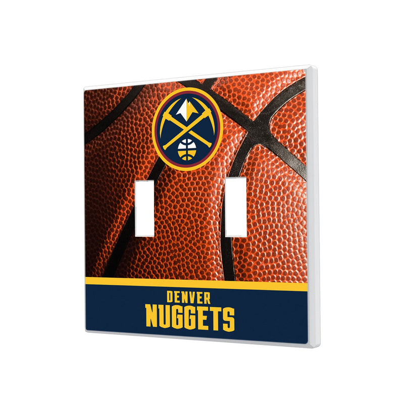 Denver Nuggets Basketball Hidden-Screw Light Switch Plate