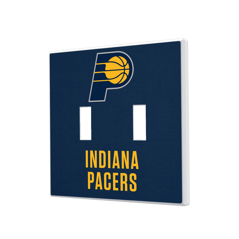 Indiana Pacers Solid Hidden-Screw Light Switch Plate