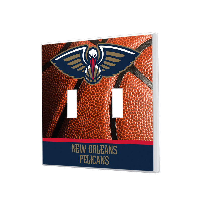 New Orleans Pelicans Basketball Hidden-Screw Light Switch Plate