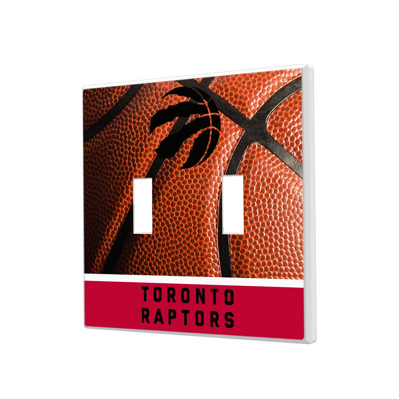 Toronto Raptors Basketball Hidden-Screw Light Switch Plate