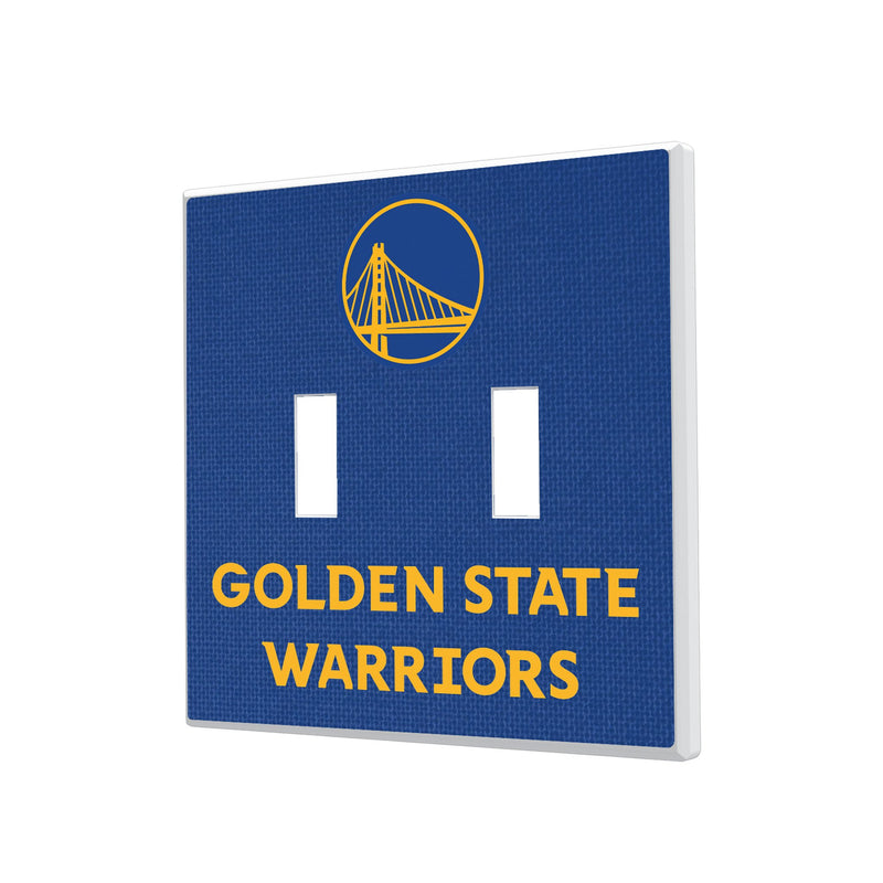 Golden State Warriors Solid Hidden-Screw Light Switch Plate